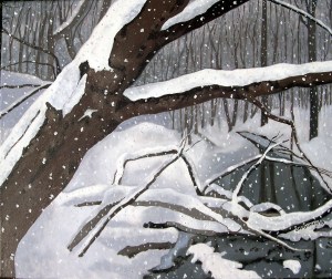 Chatsworth Ravine Flurries # 1 Chatsworth Ravine Flurries # 1, 2010, Oil on Canvas, 24" x 18"