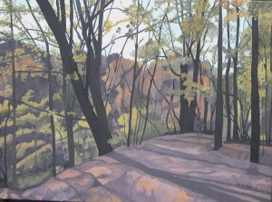 Autumn in the Park, 2009, Oil on Canvas, 24" x 18"