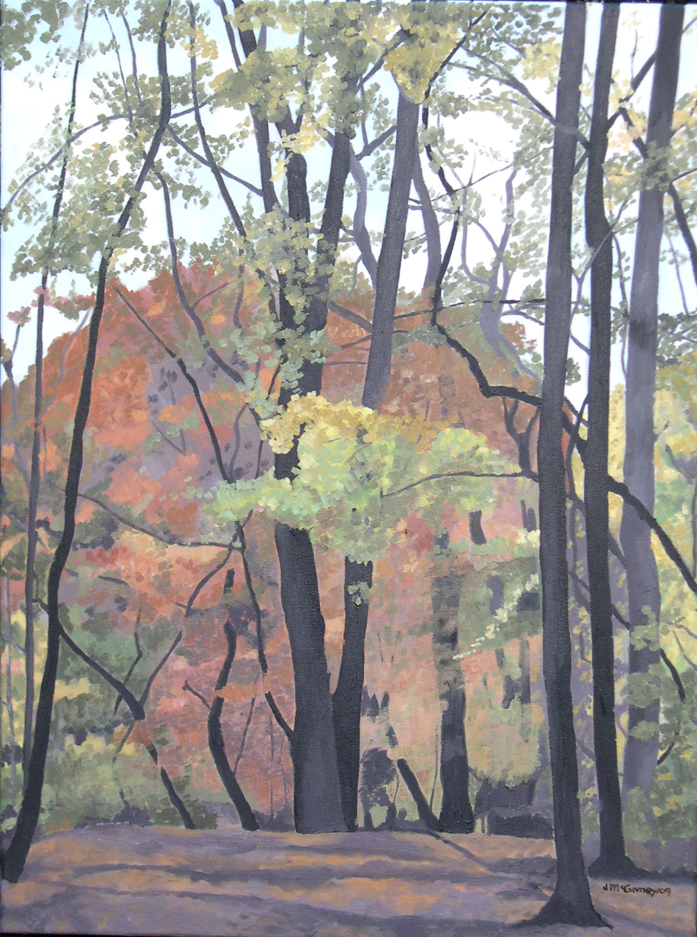 Indian Summer, 2009, Oil on Canvas, 18" x 24"