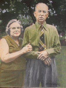 John and Margaret, 2005, Mixed Media on Canvas, 8