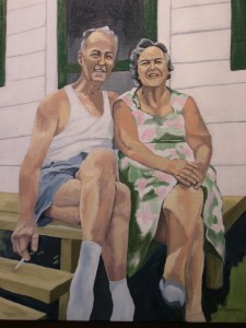 John and Margaret, 2005, Oil on Canvas, 16" x 20"