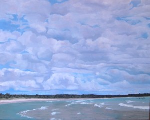 Lake Huron Sky, 2009, Oil on Canvas, 30" x 36"