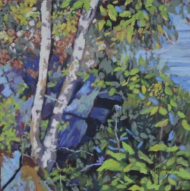 Shoreline Birch  2014 12x 12 web