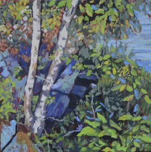 Shoreline Birch  2014 12x 12 web