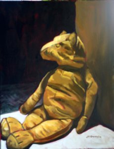 Teddy 2014 14 x 18, oil