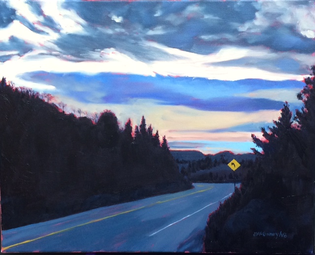 Curve Ahead 16 x 20 16 x 20